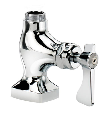 Royal Series Single Wall Mount Pantry Faucet by Krowne – 5"L x 9"W x 3"H, Brass, Model 16-200L