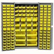 Global Industrial Yellow / 38 inches (W) x 24 inches (D) x 72 inches (H) / Industrial Storage Cabinets
