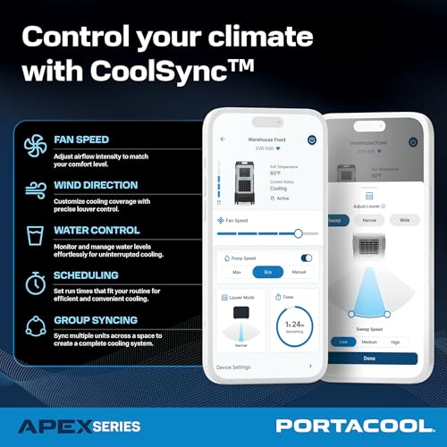 Portacool 500 SQ. FT. / Gray / 1 Portable