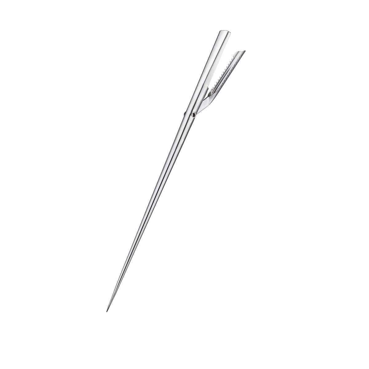 Meat and Roulades Larding Needle by GEFU – 19.5 x 2.2 x 1 cm, Stainless Steel, Silver, Model 11500
