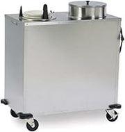 E6207 Round Express Heat Plate Dispenser Cabinet