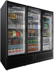 Imbera Prime 72 Cft Commercial Refrigerator Triple Glass Door Display #G372