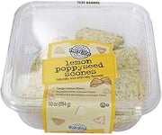 Two Bite Lemon Poppyseed Scones, 10 Ounce -- 24 per case.