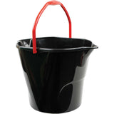 12 Quart Utility Bucket by LIBMAN COMMERCIAL – 3.0 gallons, Plastic, Black