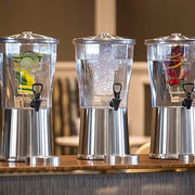 Service Ideas 3 Gallon / Bruhsed / Modern Iced Beverage Dispensers