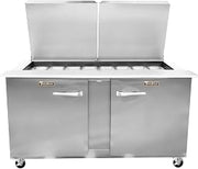 Traulsen UST6012-LR-SB Dealers Choice Compact Prep Table Refrigerator With Low-Profile Flat Lid