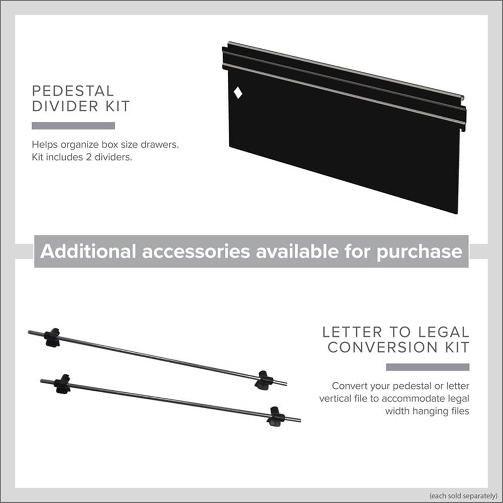 Hirsh Industries Black / Modern / One Size Mobile File Cabinets
