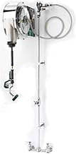 Krowne Hose Reel Assembly, Enclosed Stainless Steel, 8" Center Faucet, 24-502