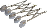 Winco 5 Wheel Adjustable Stainless Steel Dough Divider