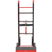 2-Wheel Professional Appliance Hand Truck by Global Industrial – 24"L x 17"W x 59"H, Steel, Red, Model 168067