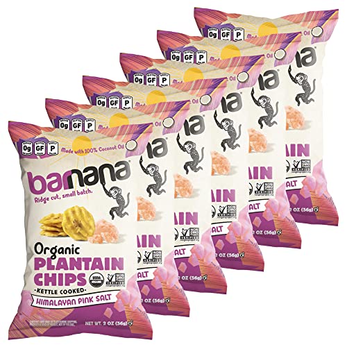 Barnana Himalayan Pink Sea Salt / 2 Ounce (Pack of 6) / 6 Chips & Crisps