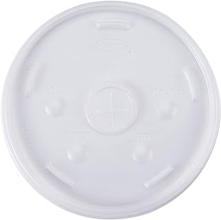 Dart Translucent Slotted Foam Cup Lid, 1 Count (Pack of 1)