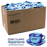 HEARTLAND Aspartame Blue / 2000 Count (Pack of 1) / 1 Stevia