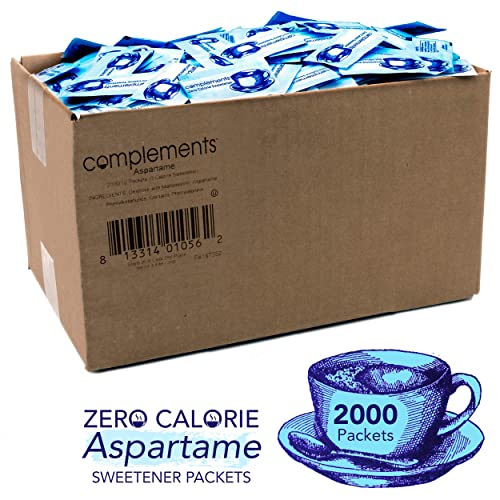 HEARTLAND Aspartame Blue / 2000 Count (Pack of 1) / 1 Stevia