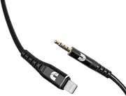 Cummins Lightning(R) to 3.5mm Aux Plug Male Braided Flex Cable for Mobile to Audio 4ft CMN4706