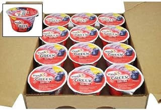 Yoplait Greek Blended Blueberry Yogurt, 5.3 Ounce -- 12 per case.