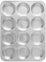 Nordic Ware Natural Aluminum Commercial Muffin Pan, 12 Cup