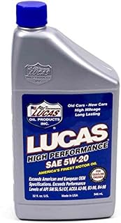 Lucas Oil Products LUC10516 SAE 5w20 Motor Oil, 1 Quart, 1 Pack