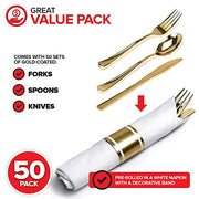 Stock Your Home 50 Count / Gold / Classic Spoons