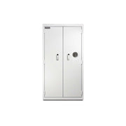 Mesa Safe Pharmacy Safe by Mesa Safe Co. – 16"L x 32"W x 60"H, Alloy Steel, White, Model MRX1000E