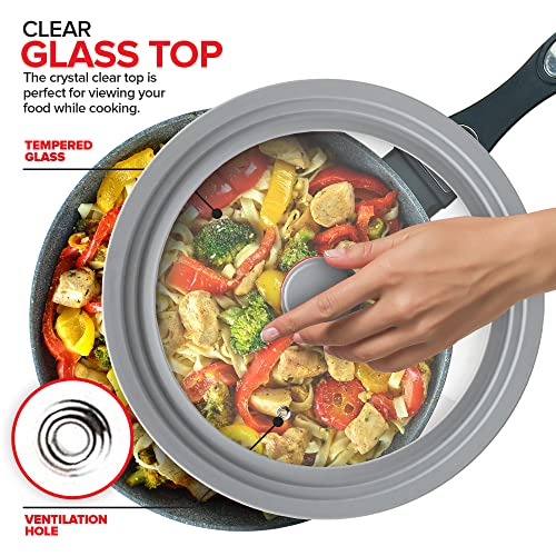 Modern Innovations Grey / 7 to 12 Inch / Modern Lids