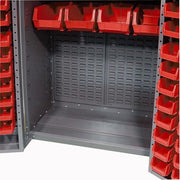 Global Industrial Red / 38 inches (W) x 24 inches (D) x 72 inches (H) / Industrial Storage Cabinets
