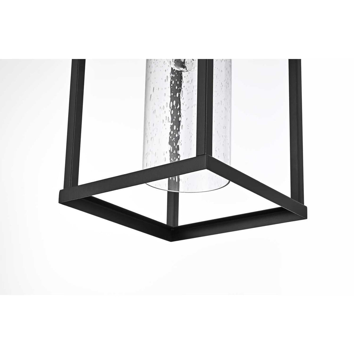 Zora One Light Outdoor Wall Sconce Black by Lighting Design – Iron, Black, Model OD606W19BK