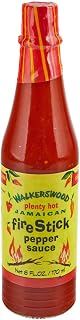 WALKERSWOOD Plenty Hot Jamaican Fire Stick Pepper Sauce, 6 Fl Oz