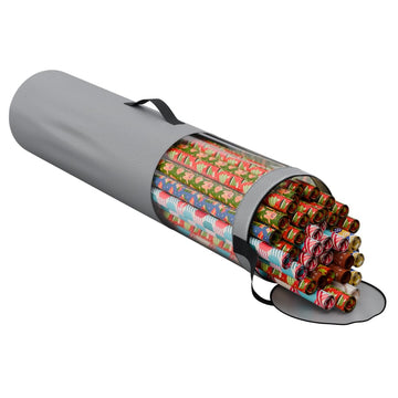 ProPik Wrapping Paper Storage Bag, Holds 25 Rolls 40 Inch, Grey