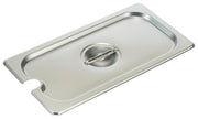 1/3 Slotted Pan Cover by Winco – Medium, Stainless Steel, Model SPCT
