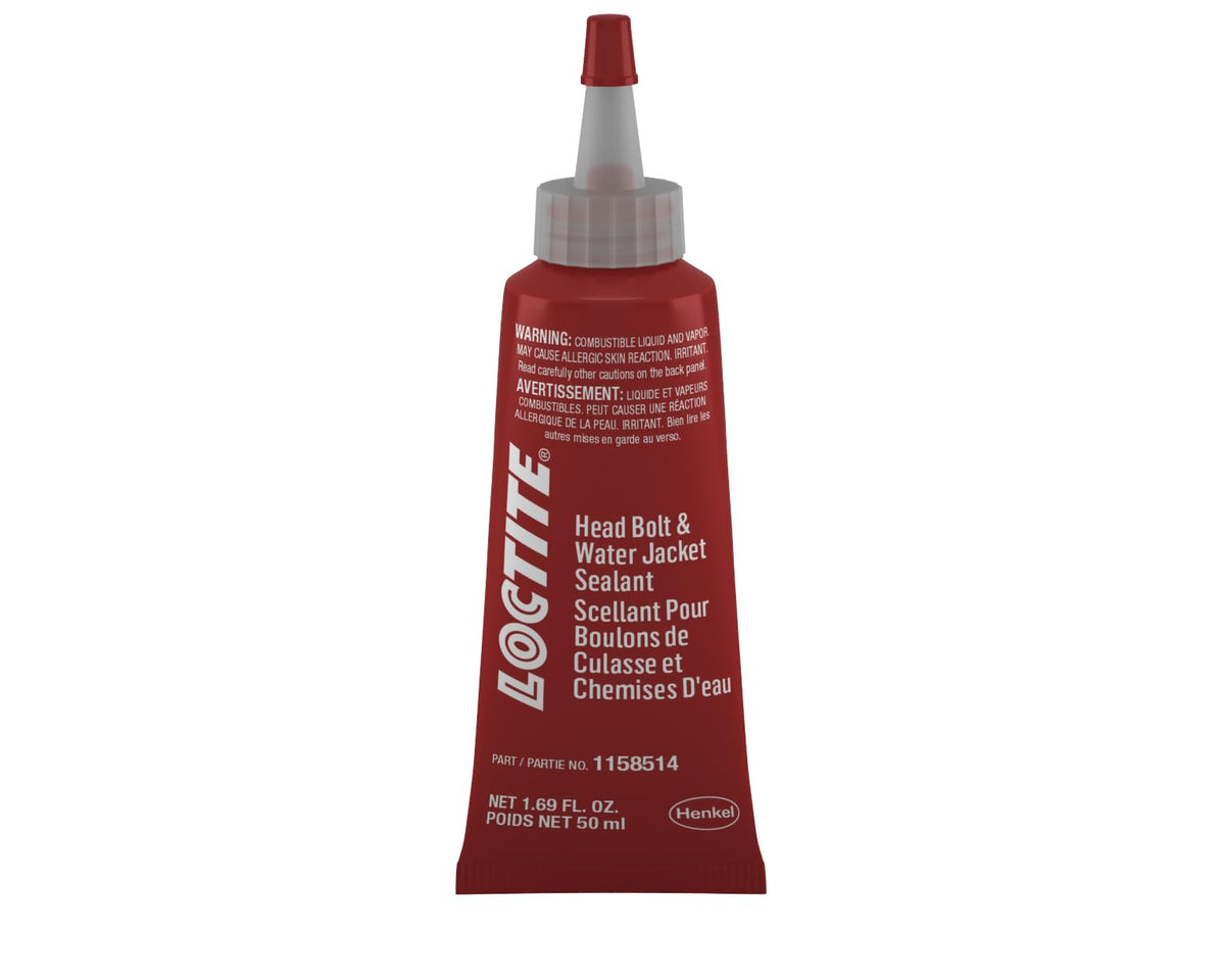 Head Bolt and Water Jacket Sealant by Loctite – 50 Milliliter, Anaerobic, Red, Model 1158514