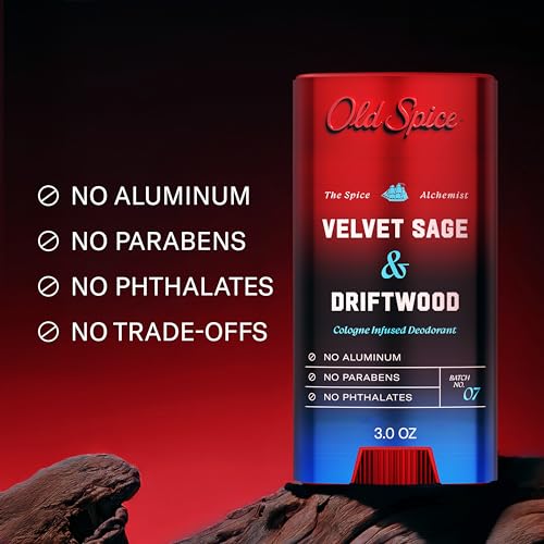Old Spice Velvet Sage + Drift Wood / 3 Ounce (Pack of 1) / 1 Deodorant