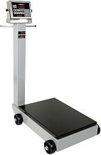 Detecto 5852F-204 Portable Digital Floor Scale, 500 lb. Capacity, 204 Indicator