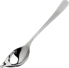 Winco 8" Drizzling Steel Tapered-Spout Spoon
