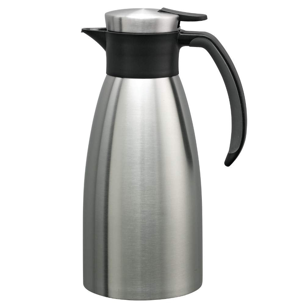 Carafe Server by Service Ideas – 33.8 Ounces, 1.0 liters, Stainless Steel, Pack of 6, Model 83710