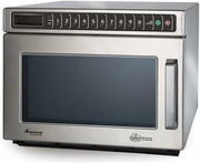 Heavy-Duty Countertop Commercial Microwave Oven with Touchpad System for Kitchen Food Preparation | 0.6 Cu Ft Capacity | 13-1/2"H x 16-1/2"W x 21-5/8"D by AMANA – Model HDC212