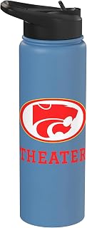 Carlisle High School Wildcats Theater Stainless Steel Insulated Water Bottle