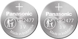 Panasonic CR2477 3V Lithium Cell Battery (Pack of 2)
