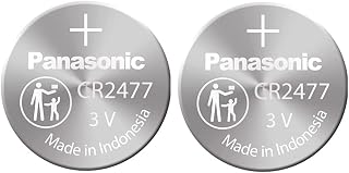 Panasonic CR2477 3V Lithium Cell Battery (Pack of 2)