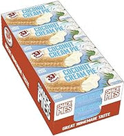 JJs Bakery Coconut Cream Snack Pie, 4 Ounce -- 48 per case.