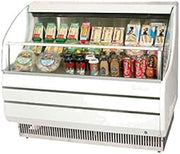 New TURBO AIR REFRIGERATED Slim LINE Open Display CASE TOM-40SB Black TOM-40S