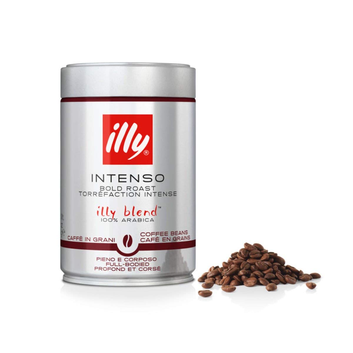 illy Intenso Bold Roast / 8.8 Ounce (Pack of 12) / No Color Roasted Coffee Beans