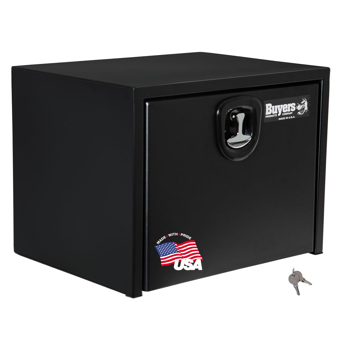 Buyers Products Company Textured Black Matte / 18 x 18 x 48 Inches / 3 Point Compression Latch Truck Bed Toolboxes