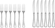Oneida Flight Dinner Forks Set of 6 and Dinner Knives Set of 6