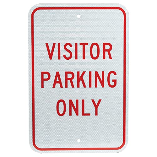 Visitor Parking Only by National Marker Company – 8mm x 2 8mm