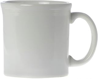 Homer Laughlin China 570100 Fiesta White 12 oz Java Mug - 12 / CS