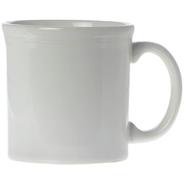 China 570100 Fiesta White 12 oz Java Mug - 12 / CS by Homer Laughlin – 12 ounce, China, White, Pack of 12, Model HL570100