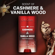 Old Spice Cashmere + Vanilla Wood / 3 Ounce (Pack of 1) / 1 Deodorant