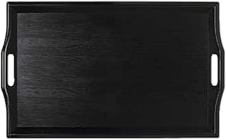G.E.T. Black SAN Plastic 25" x 16" Room Service Tray