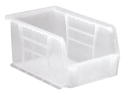 QUANTUM STORAGE SYSTEMS Clear / 10L x 6W x 5H / Ultra Stack & Hang Open Storage Bins